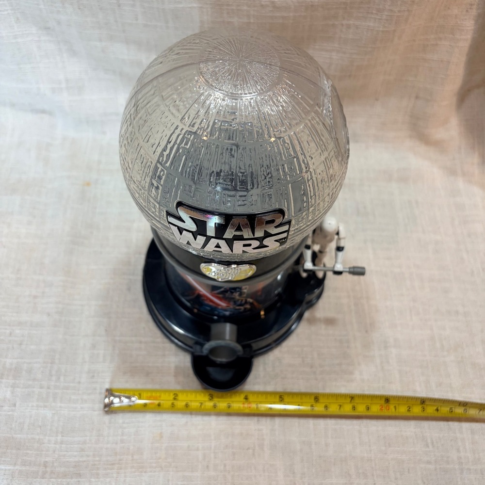 Star Wars Jelly Belly Death Star Candy Dispenser Darth Vader Stormtrooper Black - Picture 11 of 11